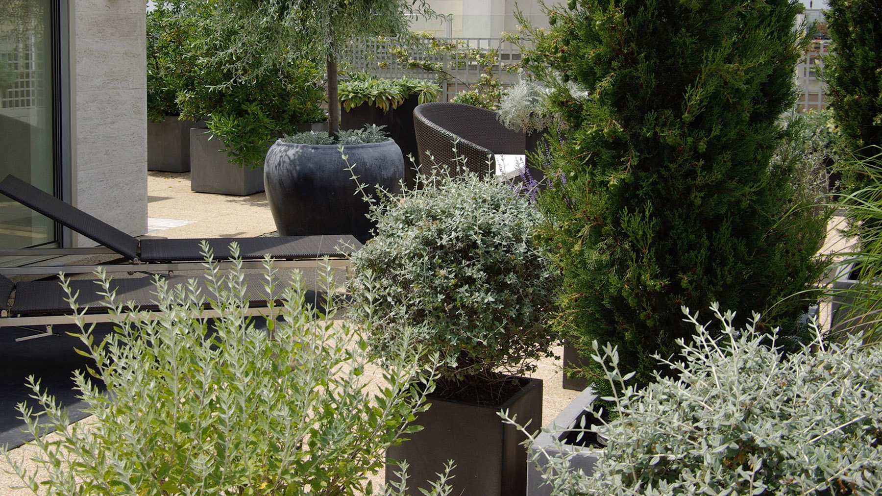 Terrasse design exception paysagiste Paris Olivia Bochet
