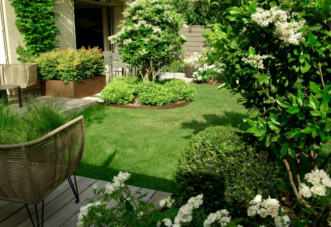 Aménagement jardin design paysagiste Neuilly Olivia Bochet
