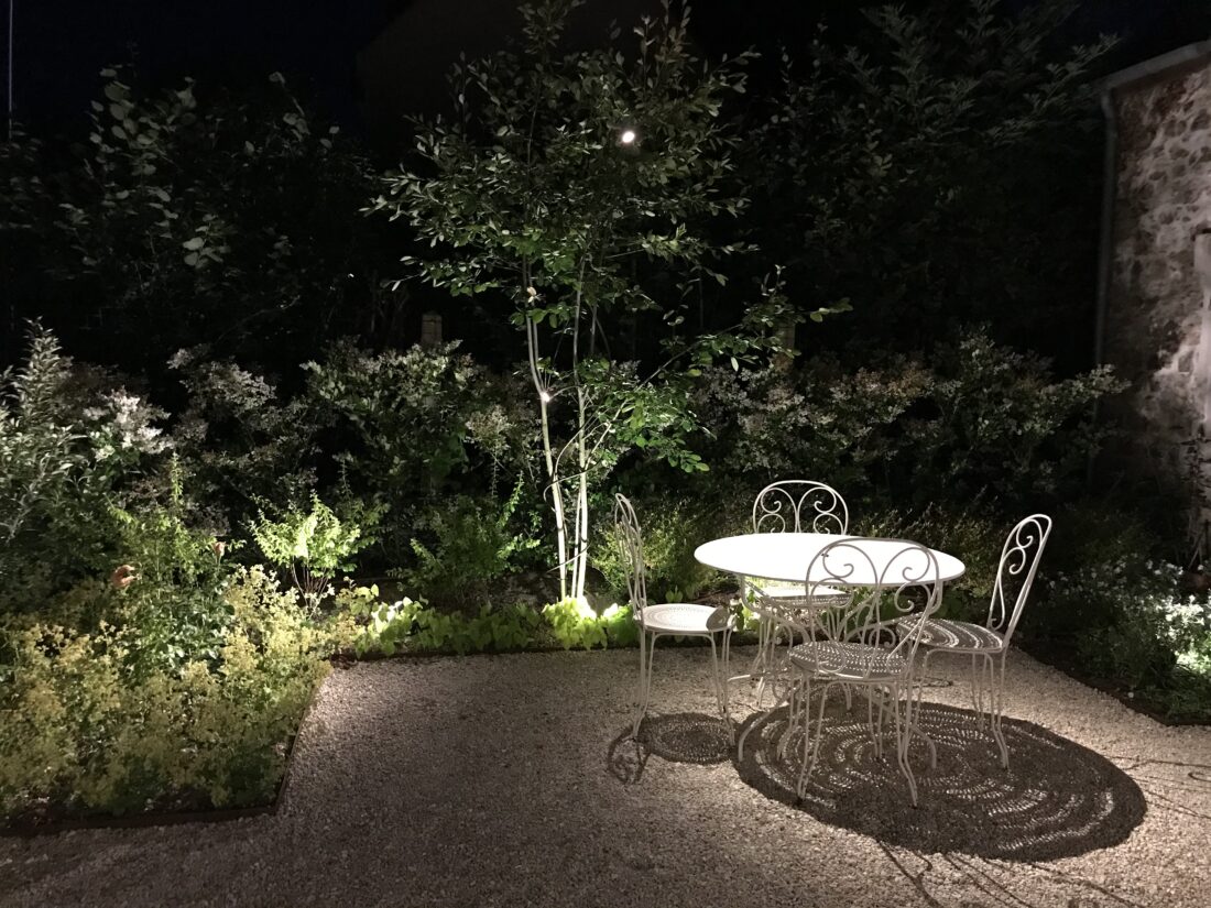 Eclairage jardin architecte paysagiste Yvelines Olivia Bochet