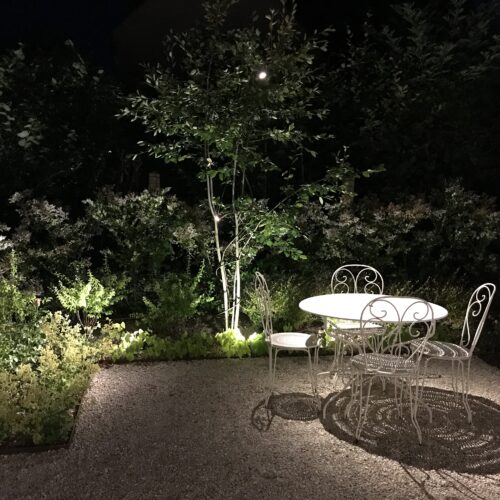 Eclairage jardin architecte paysagiste Yvelines Olivia Bochet
