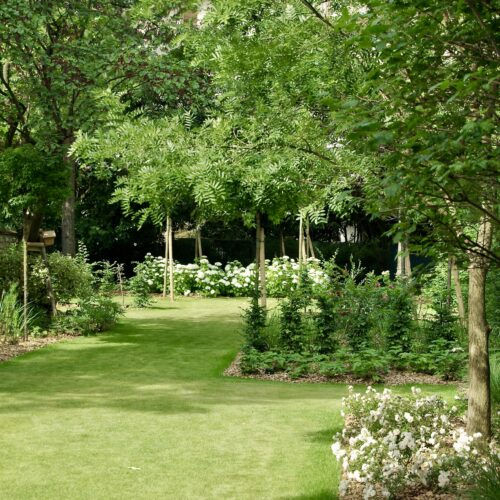 Jardin champêtre bucolique Neuilly architecte paysagiste Olivia Bochet