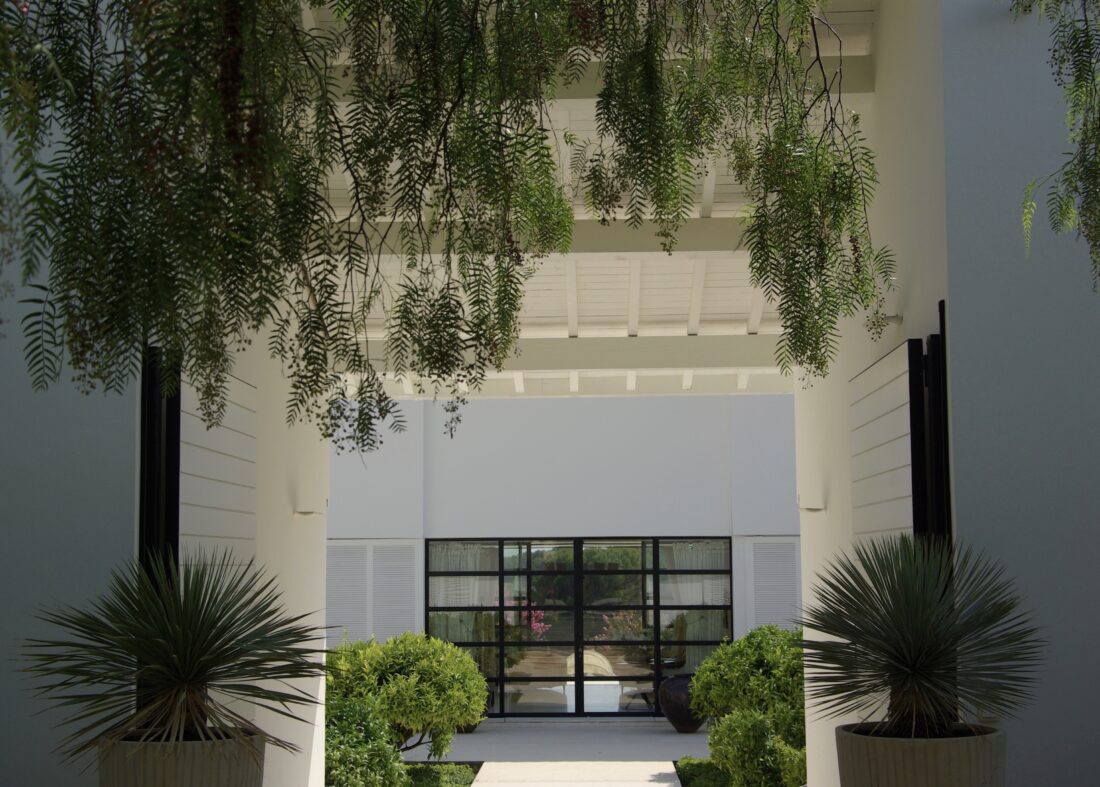 Patio parc design Cannes Saint Tropez paysagiste Olivia Bochet