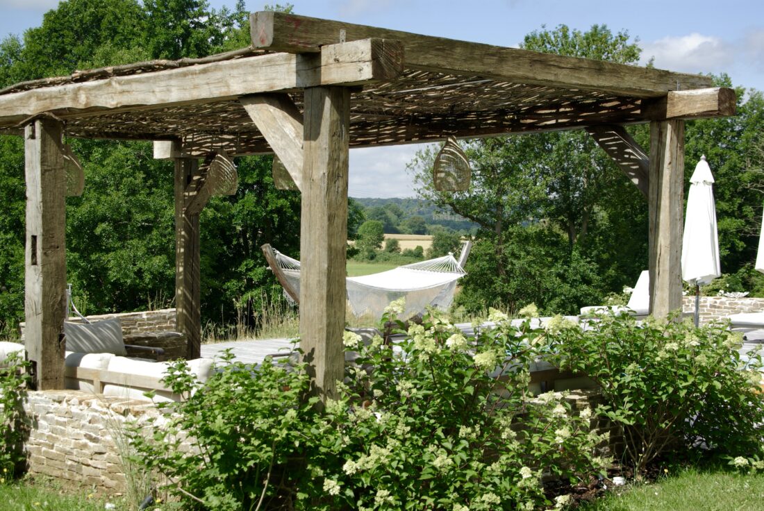 Pergola Parc paysagiste Olivia Bochet Yvelines