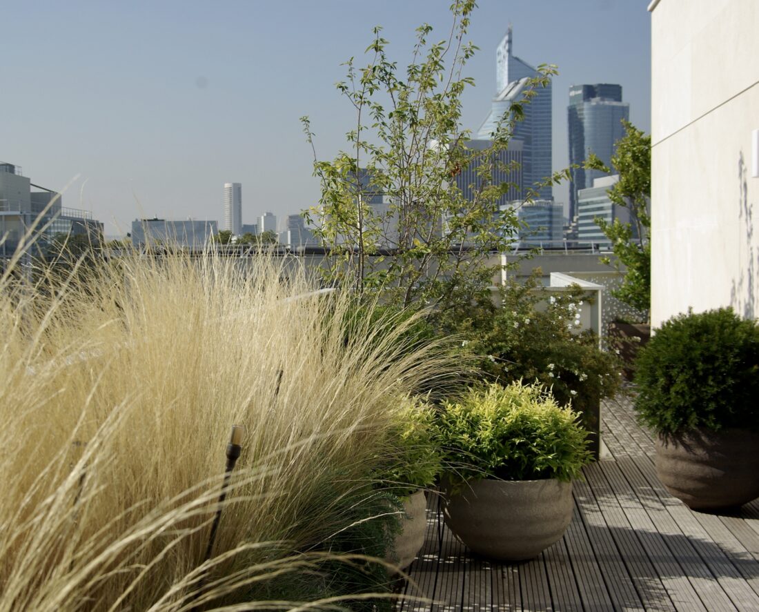 Terrasse design Paris paysagiste Olivia Bochet
